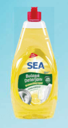 Средство для мытья посуды "SEA PLUS", гель, с ароматом лимона, Турция, 750мл