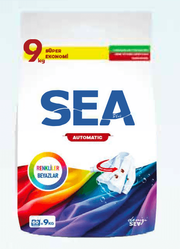Sea Plus, Порошок для стирки белья, гипоаллергенный, Турция